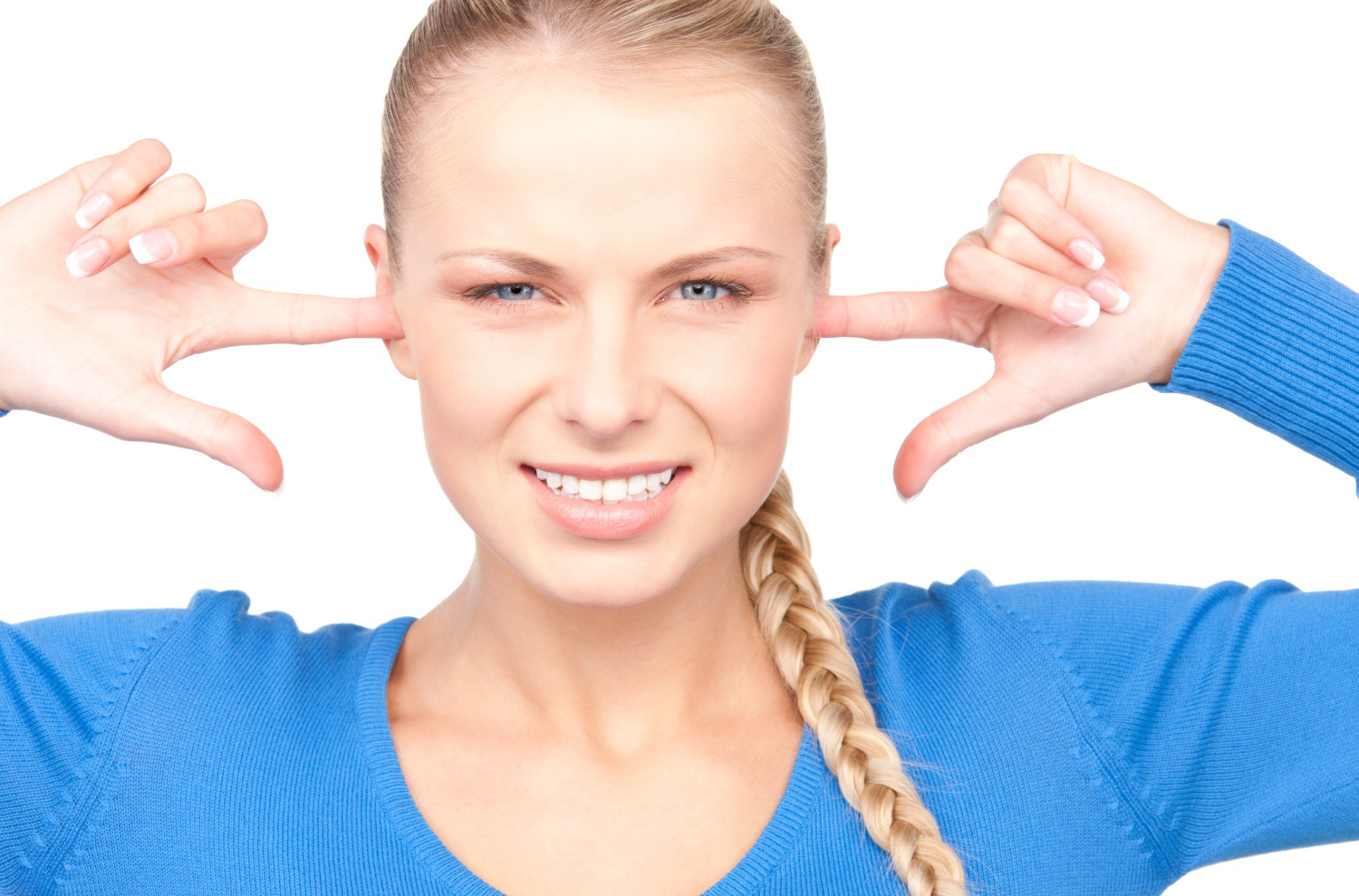 Young woman with bruxism awareness